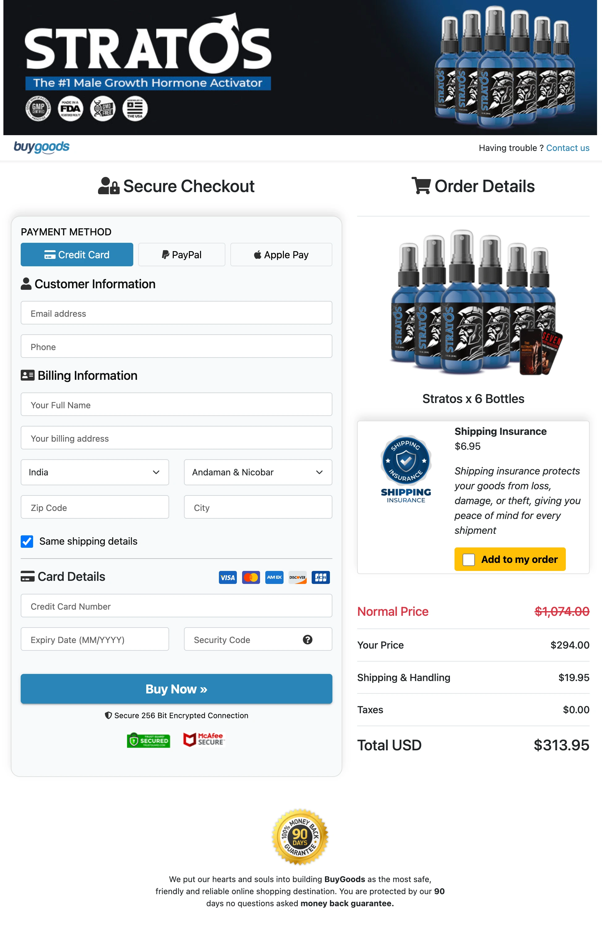 Stratos add to cart